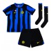 Fotballdrakt Barn Inter Milan Henrikh Mkhitaryan #22 Hjemmedraktsett 2023-24 Kortermet (+ Korte bukser)